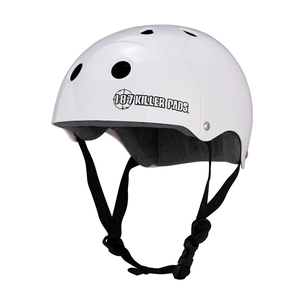 187 Pro Skate Helmet - White Gloss