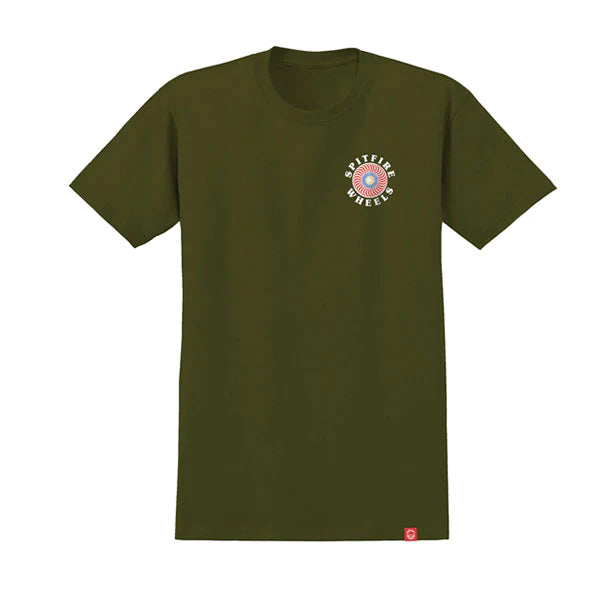 Spitfire Classic Swirl T-Shirt (Green)