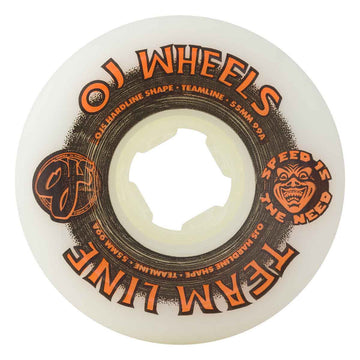 OJ TEAM LINE ORIGINAL WHITE ORANGE/BLACK HARDLINE WHEELS 99A