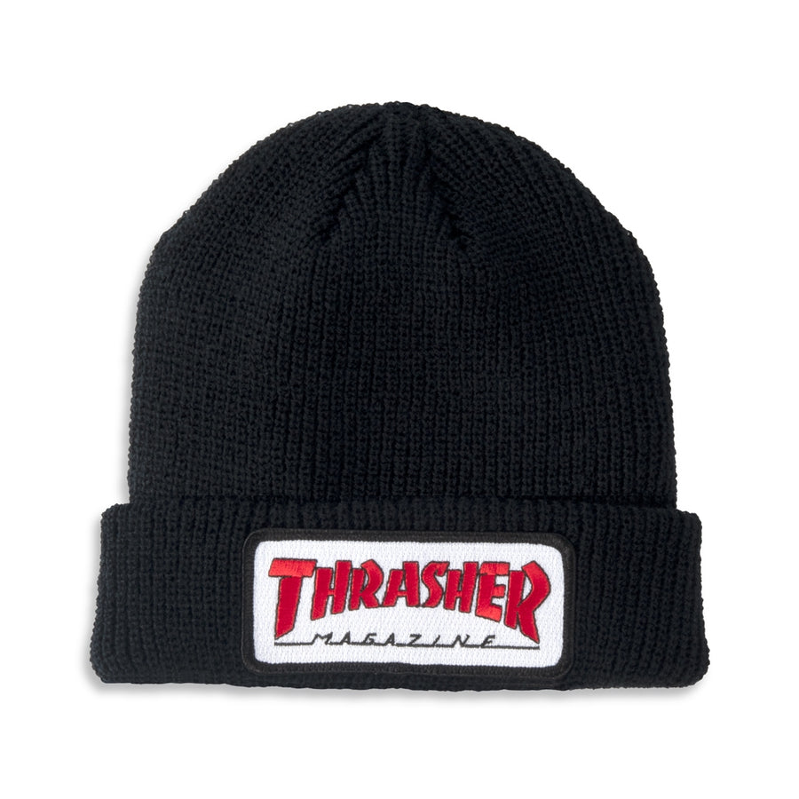 Thrasher Outlined Patch Beanie (Black)