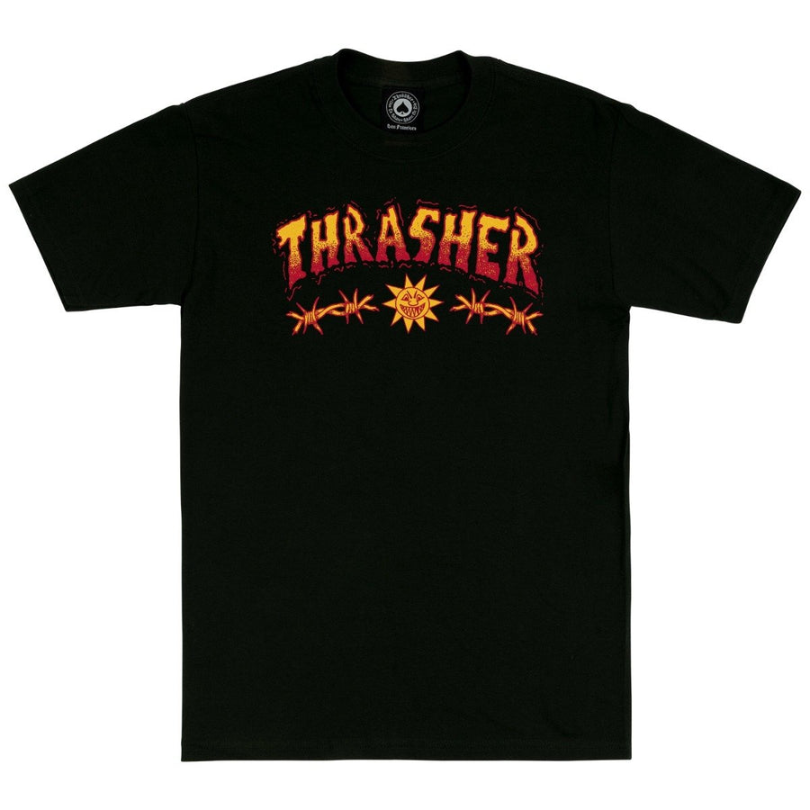 Thrasher Sketch T-Shirt (Black/Red)